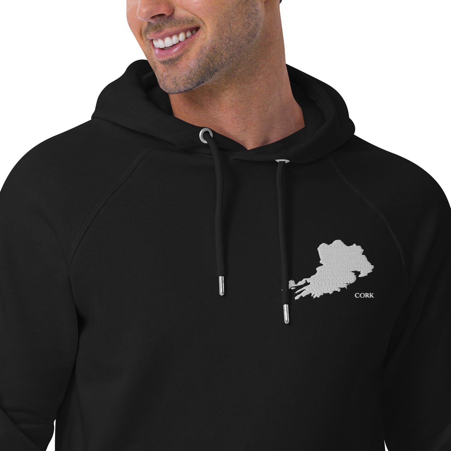 County Cork Unisex Eco Raglan Hoodie