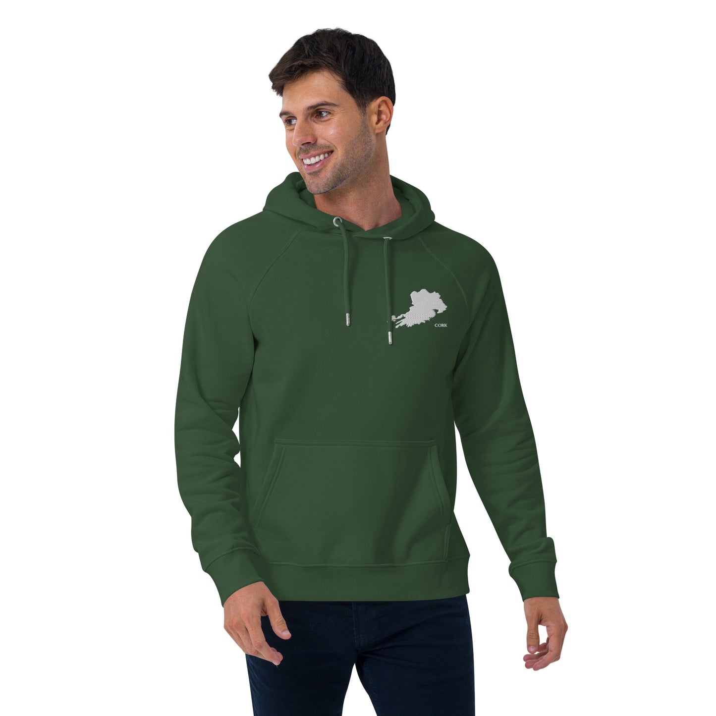 County Cork Unisex Eco Raglan Hoodie